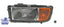 HEAD LIGHT LHS FOR MERCEDES ACTROS MP1 - 1998 - 2003