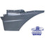 DOOR LOWER EXTENTION GARNISH LHS TO SUIT VOLVO FH - 1994 - 2002
