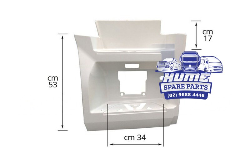 STEP PANEL RHS WITH LAMP HOLE FOR MERCEDES ACTROS MP4 2012 - ON.