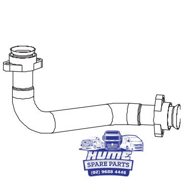 EXHAUST ELBOW PIPE FOR MERCEDES ACTROS MP2 & MP3 2003 - 2011.