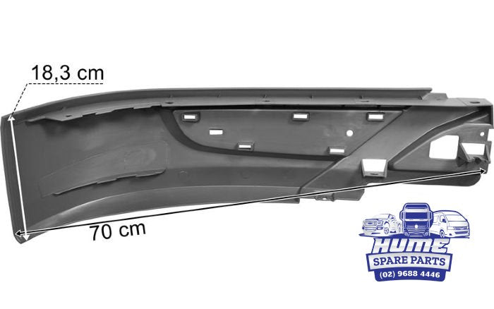 LOWER APRON END RHS FOR MERCEDES ACTROS MP3 MEGA CAB - 2008 - 2011. Secondary image