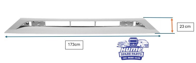 LOWER APRON CENTRE  (WIDE) FOR MERCEDES ACTROS MP3 MEGA CAB - 2008 - 2011. Secondary image
