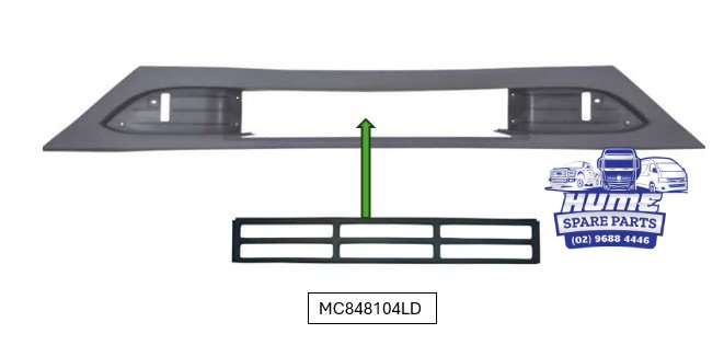 LOWER APRON CENTRE  INSERT FOR MERCEDES ACTROS MP3 LOW CAB - 2008 - 2011. Secondary image