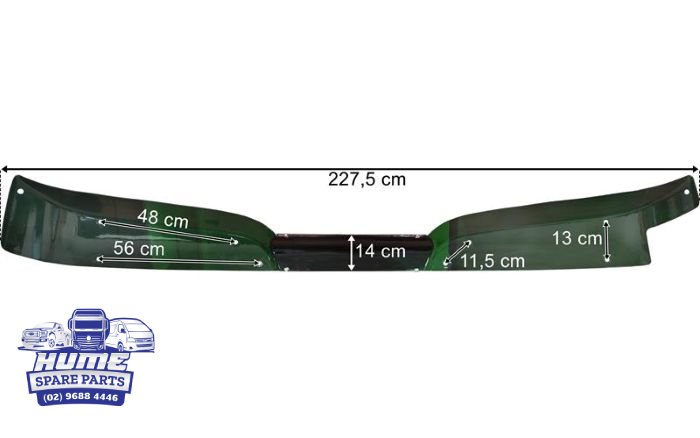SUN VISOR FOR MERCEDES ACTROS MP3 (WITH MIRROR CUT) - 2008 - 2011 Main image