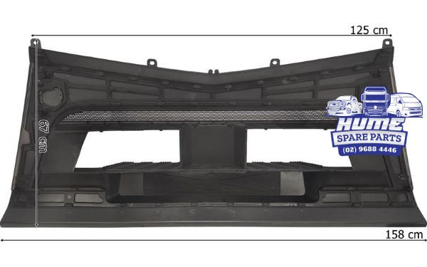 BAR FRONT CENTRE FOR MERCEDES ACTROS MP4 & MP5 BIG SPACE / MEGA CAB  - 2012 - ON. Secondary image