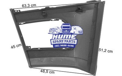 BAR FRONT END LHS FOR MERCEDES ACTROS MP4 & MP5 BIG SPACE / MEGA CAB  - 2012 - ON. (Copy) Secondary image