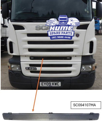 GRILLE MIDDLE - MESH FOR SCANIA R - CAB 2006 - 2017