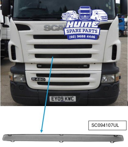 GRILLE UPPER - LOWER  MESH INSERT FOR SCANIA R CAB 2006 - 2010.