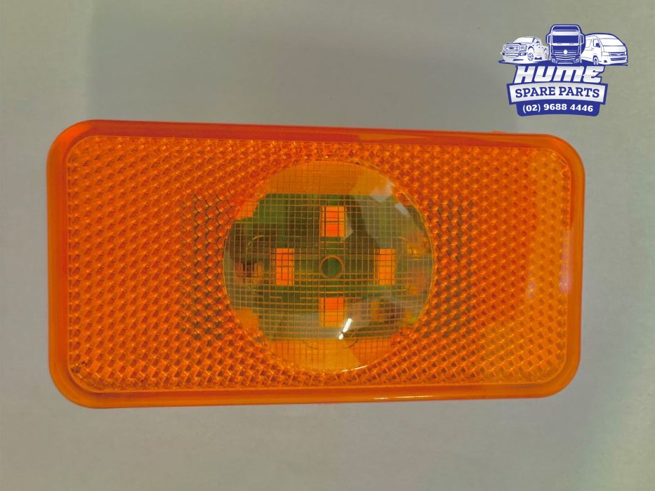 SIDE MARKER LED LIGHT AMBER WITH REFLECTOR LH=RH FOR SCANIA 1997 - ON