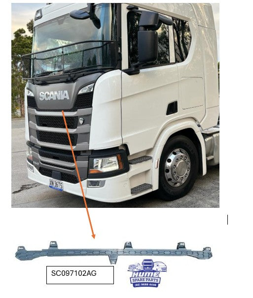 FRONT PANEL LOWER FILLER GRILLE  FOR SCANIA G/R CAB 2017 - ON. Secondary image