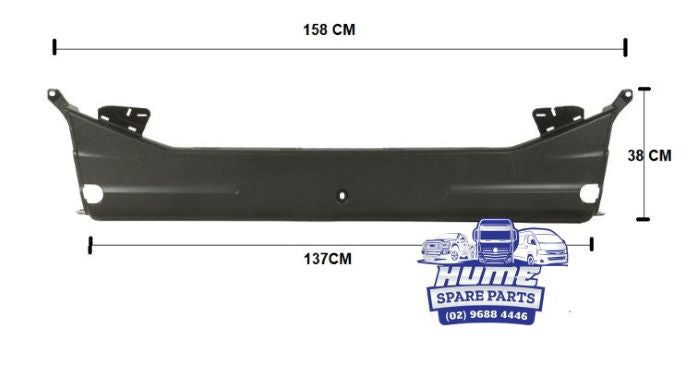FRONT BAR CENTRE FOR SCANIA G/P/R/S CAB 2017 - ON.