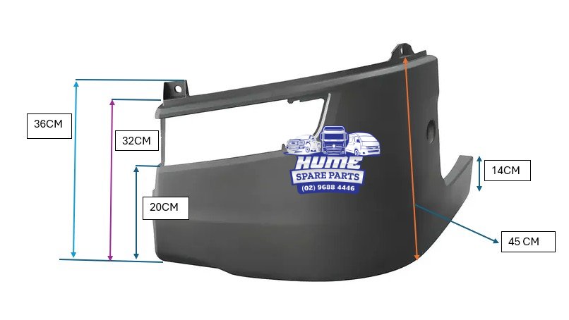 FRONT BAR END RHS FOR SCANIA G/P/R/S CAB 2017 - ON. Secondary image