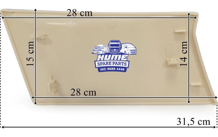 UPPER GRILLE - RHS END GARNISH UPPER FOR SCANIA R/S CAB 2017 - ON.