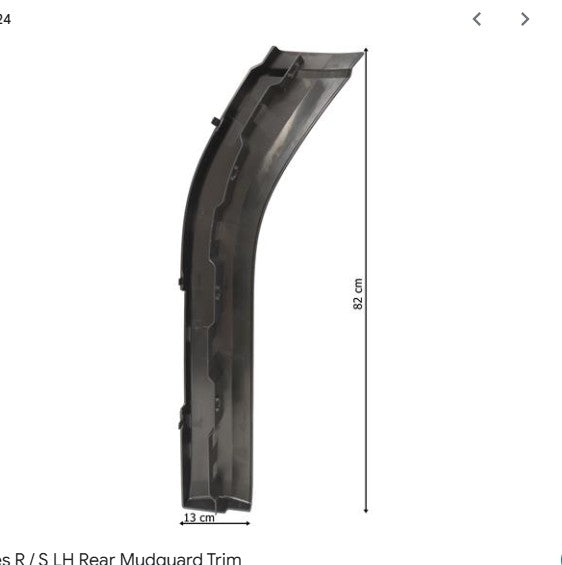 MUDGUARD EXTENSION LHS REAR, FOR SCANIA 2017 - ON.