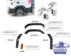 MUDGUARD EXTENSION UPPER, LHS MIDDLE INNER, FRONT FOR SCANIA 2017 - ON.