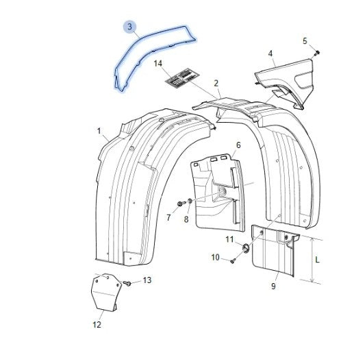 GUARD RHS FRONT FOR SCANIA G/R CAB 1997 - 2011. Secondary image