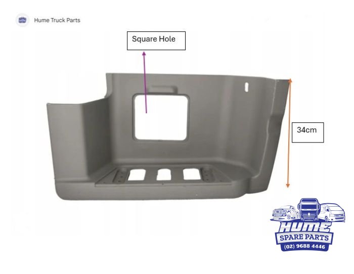 STEP PANEL LOWER LHS FOR MERCEDES ACTROS MP2 & MP3 - 2003 - 2011