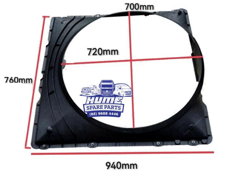 RADIATOR FAN SHROUD FOR VOLVO FH/FM 1993 - 2020. Secondary image