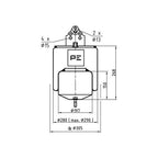 AIR SPRING / BAG  REAR SUSPENSION FOR VOLVO FH/FM 1994 - 2020.