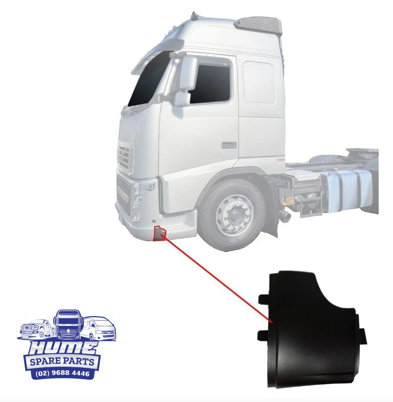 FRONT BUMER END FILLER RHS FOR VOLVO FH/FM - 2003 - 2013. Secondary image