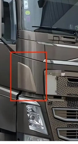 FRONT PANEL CORNER VANE RHS FOR VOLVO FH 2013 - 2020. Secondary image