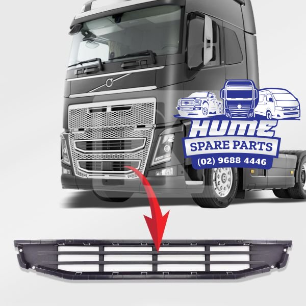 GRILLE LOWER FRAME - LOWER INSERT OUTER FOR VOLVO FH 2013 - 2020. Secondary image