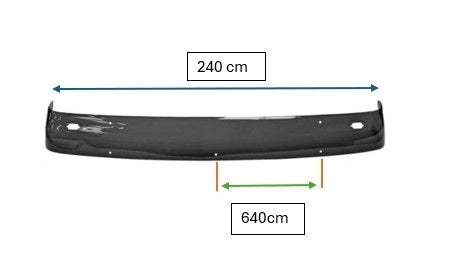 SUNVISOR FOR MERCEDES ACTROS MP2 2003 - 2008.